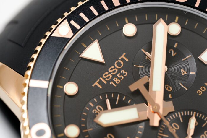 Tissot Chronograph Watch SEASTAR 1000 Rose Gold - T120.417.37.051.00 - Image 4